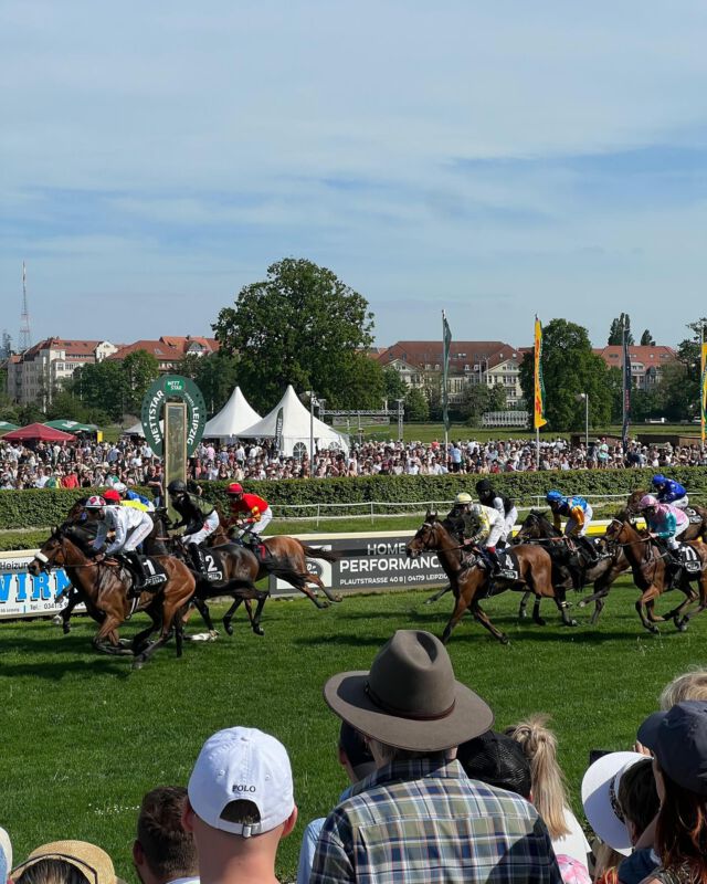 Glück Auf vom Aufgalopp in Leipzig am 01. Mai 2024!